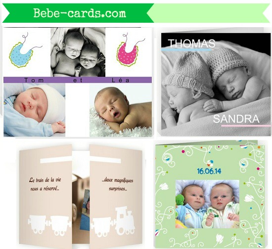 faire-part jumeaux