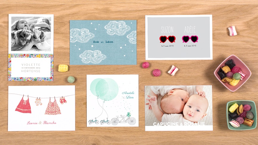 faire-part jumeaux