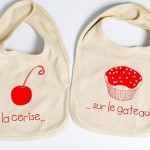 2 bavoirs la cerise sur ...