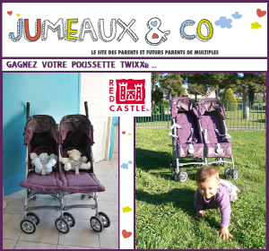 gagnant poussette double