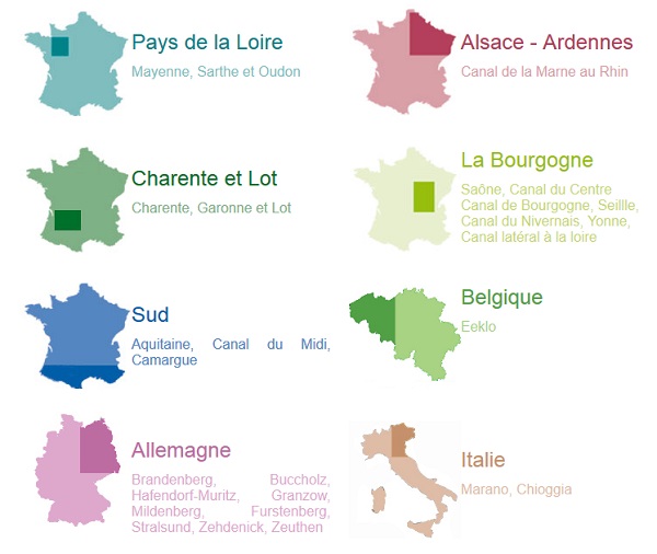 location bateau france