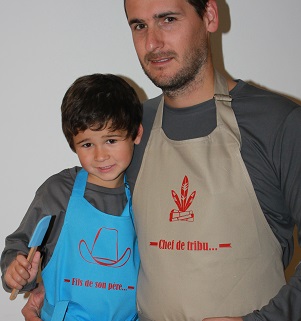 tablier père fils