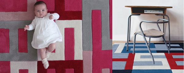 tapis géométrique design