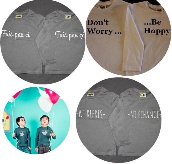 Tshirts frères et soeurs