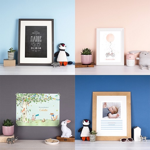 affiche faire-part naissance