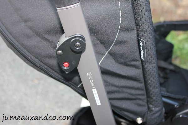 Poussette double Duette Peg Perego canopys