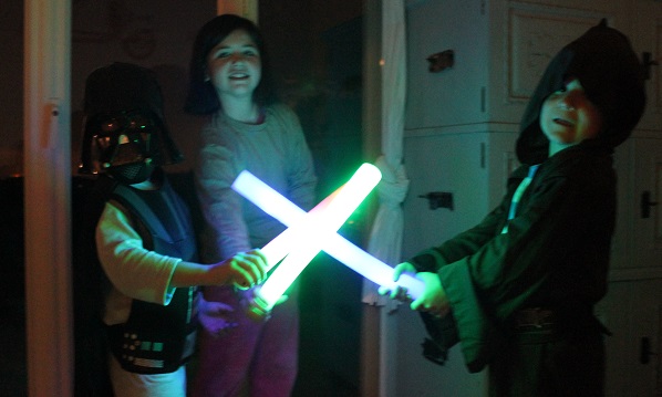 batons lumineux anniversaire