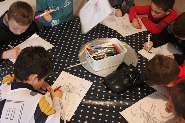 anniversaire star wars 6 ans coloriages