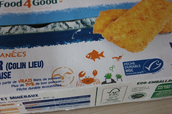 batonnets de Poisson bio Food4good