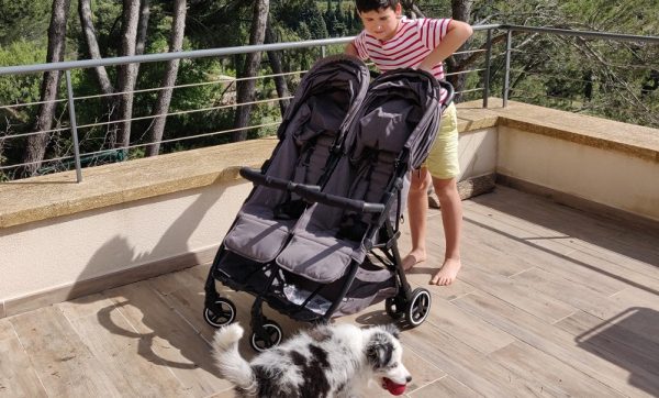 Test poussette double Kukitwin Test poussette double Kukitwin