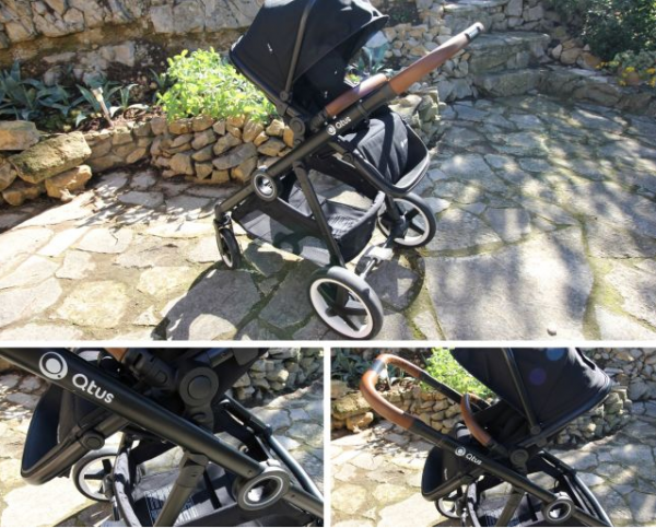 Poussette double Qtus duet pro en simple