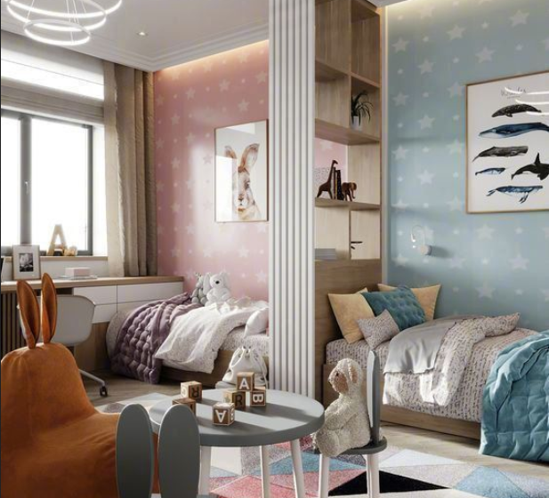 Déco chambre jumeaux