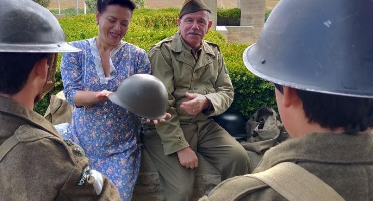 plages du débarquement avec des enfants visites famille