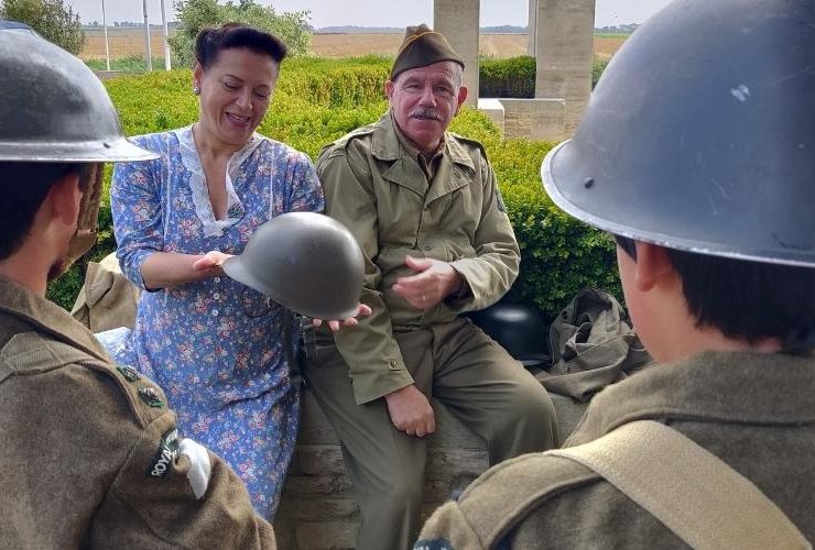 plages du débarquement avec des enfants visites famille